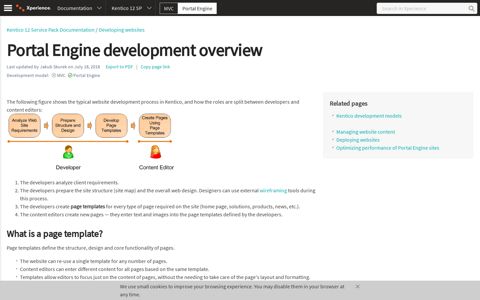 Portal Engine development overview | Kentico 12 Service ...