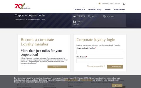Corporate Loyalty Login | Corporate Site - Gulf Air