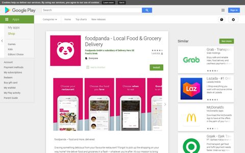 foodpanda - Local Food & Grocery Delivery - Apps on Google ...