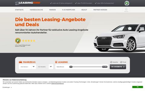 LeasingTime: Auto Leasing - günstige Leasing Angebote