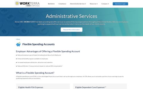 Administrative Services - Flexible Spending ... - WORKTERRA