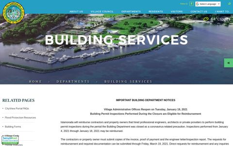 Building Services - Islamorada, Village of Islands