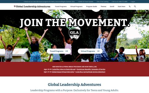 Global Leadership Adventures - Homepage - GLA