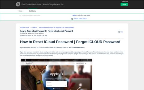 How to reset your ICLOUD Password Forgot Apple ID ...
