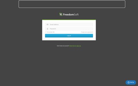 Log In | FreedomSoft