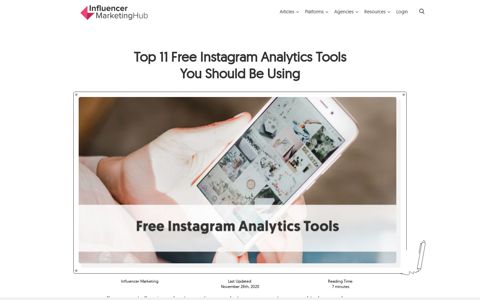 Top 11 Free Instagram Analytics Tools You Should Be Using