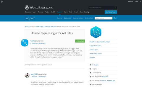 How to require login for ALL files | WordPress.org