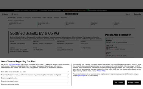 Gottfried Schultz BV & Co KG - Company Profile and News ...