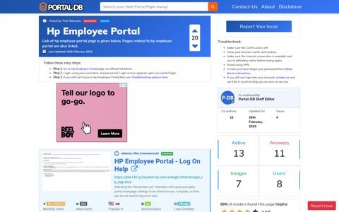 Hp Employee Portal