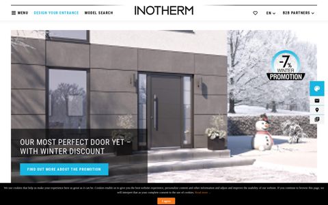 Inotherm: New generation aluminium entrance door