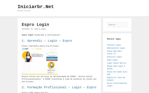 Espro Login - Iniciarbr.Net