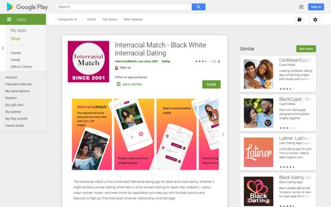 Interracial Match - Black White Interracial Dating - Apps on ...