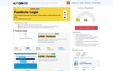 Fundecto Login