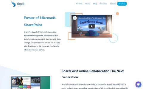 SharePoint Intranet Portal - Dock 365