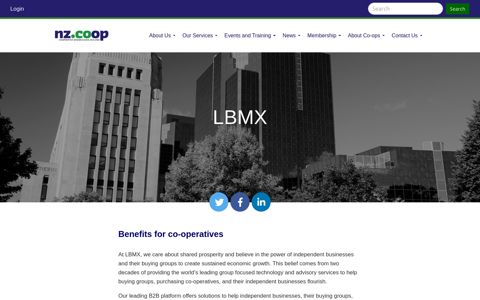 LBMX : Cooperative Business New Zealand