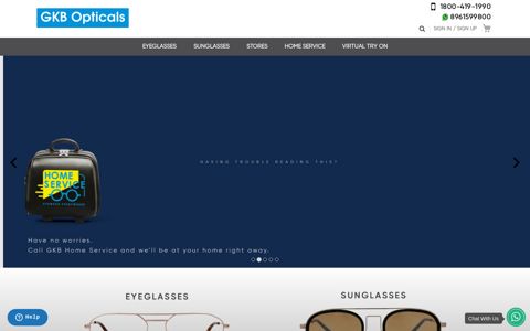 GKB Opticals | Buy Spectacles & Eyewear Online from ...