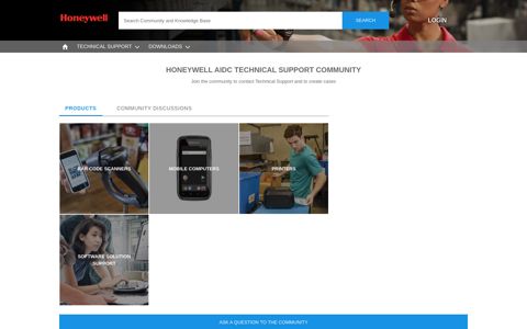 Technical Support Portal - Honeywell AIDC