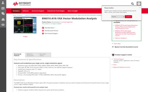 89601X-AYA VXA Vector Modulation Analysis [Discontinued ...