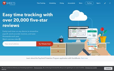 TSheets: Free Time Tracking Software