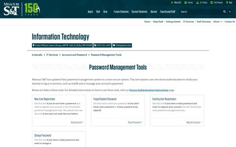 Password Management Tools – Information Technology ...