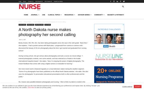 A North Dakota nurse makes photography her second calling ...