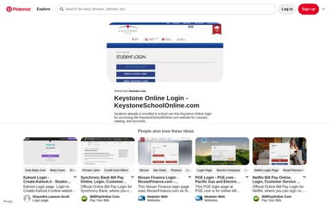 Keystone Online Login - KeystoneSchoolOnline.com - Pinterest