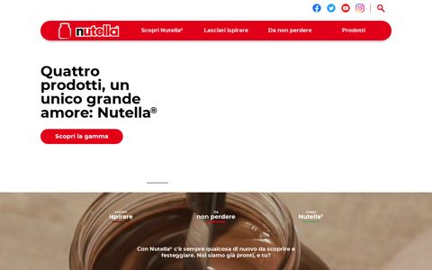 Homepage | Nutella® Italia