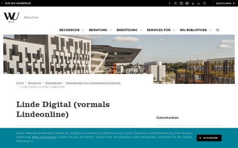 Linde Digital (vormals Lindeonline) - Wirtschaftsuniversität Wien