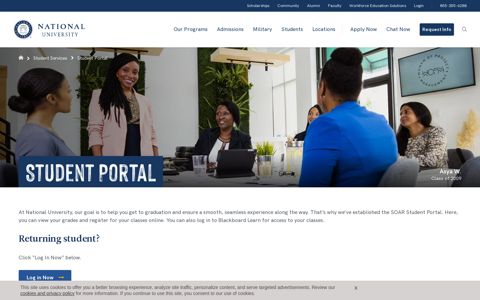 Student Portal & Information Services | National University