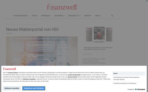 Neues Maklerportal von HDI | finanzwelt