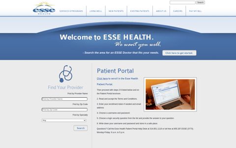 Patient Portal - Esse Health