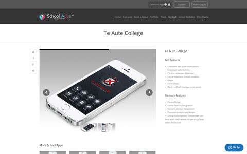 Te Aute College - SchoolAppsNZ by Snapp Mobile