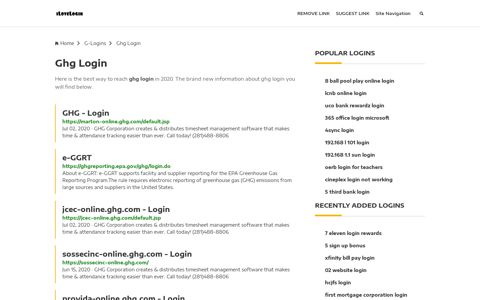 Ghg Login ❤️ One Click Access - iLoveLogin