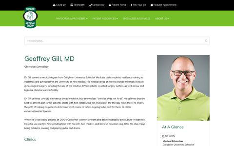 Geoffrey Gill - Oregon Medical Group