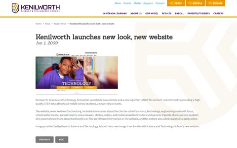Kenilworth launches new look, new website - Kenilworth ...