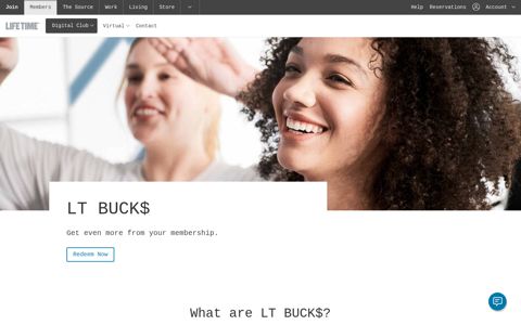 What are LT BUCK$? | Life Time — The Healthy Way of Life ...