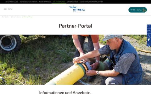 Partner-Portal - MITNETZ GAS Serviceportal für Partnerfirmen ...