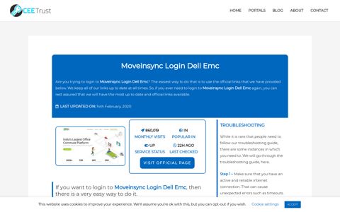 Moveinsync Login Dell Emc - Find Official Portal - CEE Trust