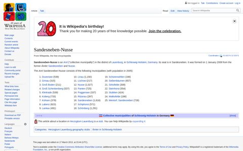 Sandesneben-Nusse - Wikipedia