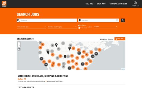 The Home Depot Jobs Search | Home Depot Career Search ...