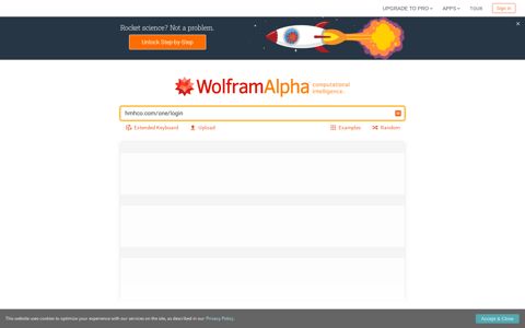 hmhco.com/one/login - Wolfram|Alpha