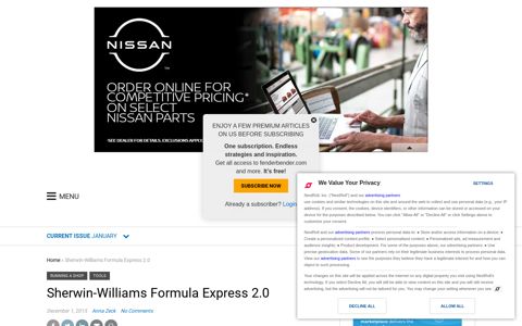 Sherwin-Williams Formula Express 2.0 | December 01, 2015 ...