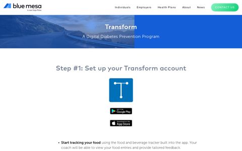 Blue Mesa Health — Transform Setup - Withings Only