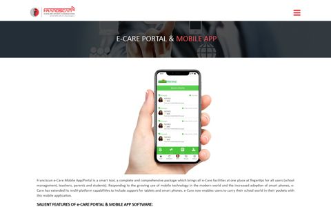 Franciscan e-Care Portal & Mobile App for School, Parents ...