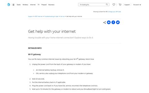 Get Help With Your Internet - Internet Support - AT&T