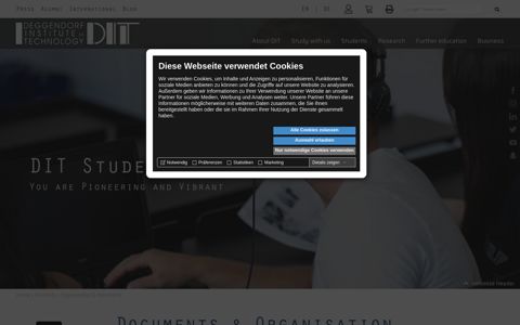 Documents & Organisation | DIT - Technische Hochschule ...