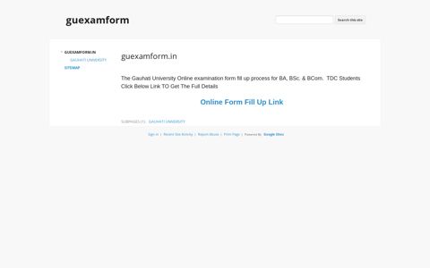 guexamform - Google Sites