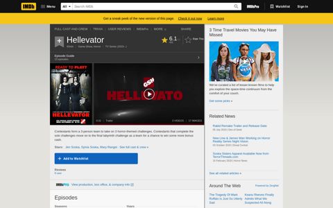 Hellevator (TV Series 2015– ) - IMDb