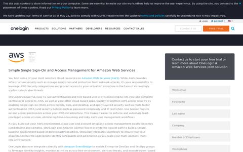 Simple AWS SSO & Access Management | OneLogin