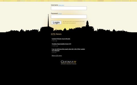 Login | Gustavus Adolphus College - Adirondack Solutions